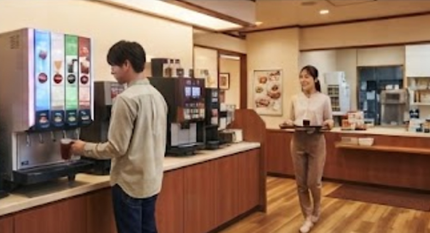 店内のドリンクバー